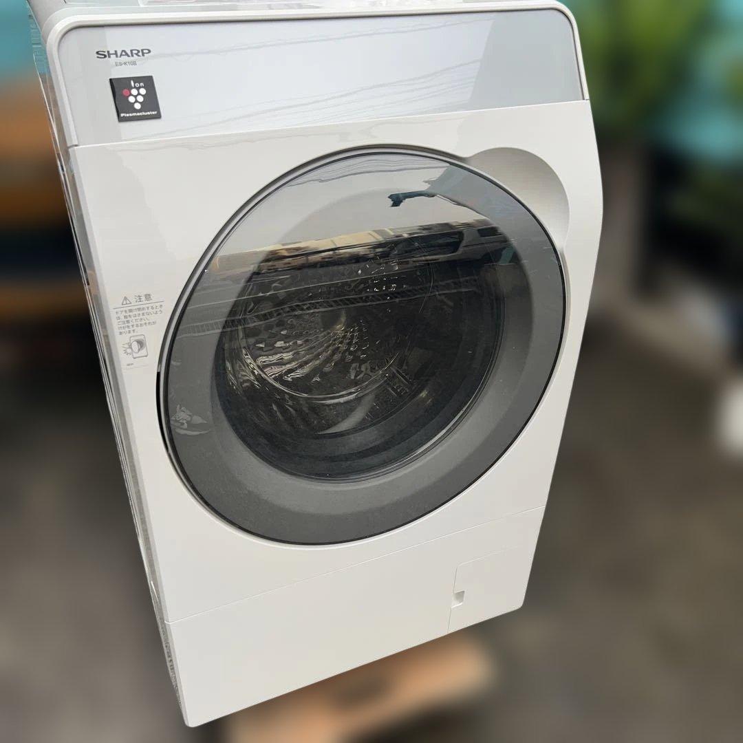 ⭐︎ほぼ新品シャープ ドラム式洗濯機ES-K10B-WL 2024年製 SHARP