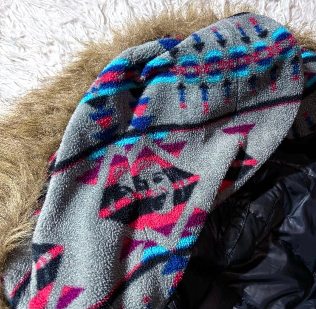 【美品】ヒステリックグラマー　モッズコート　メンズM　ブラック　総柄　ヒスガール