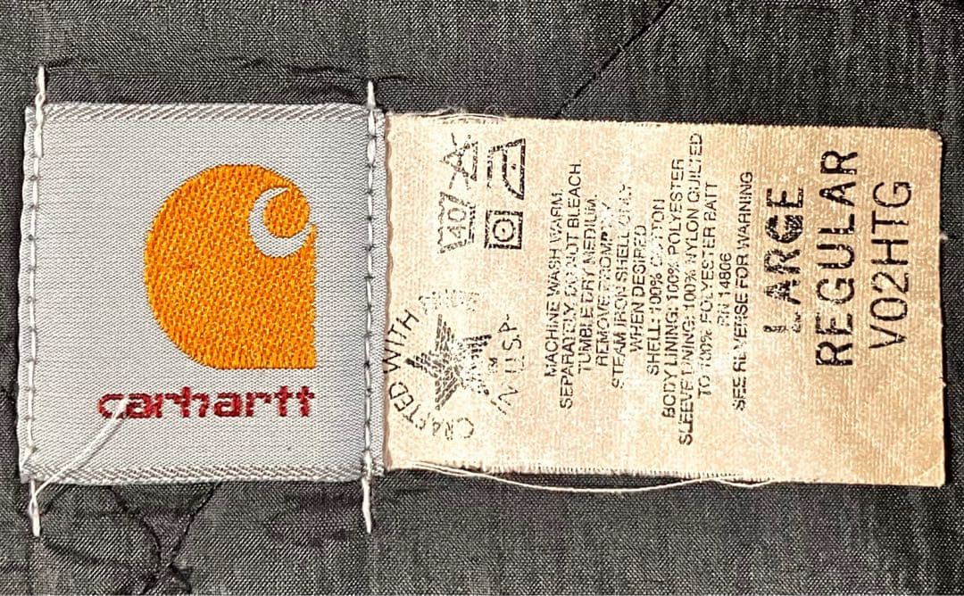 希少 カーハート V02 HTG 腰ゴム ダックベスト L 1998-99限定