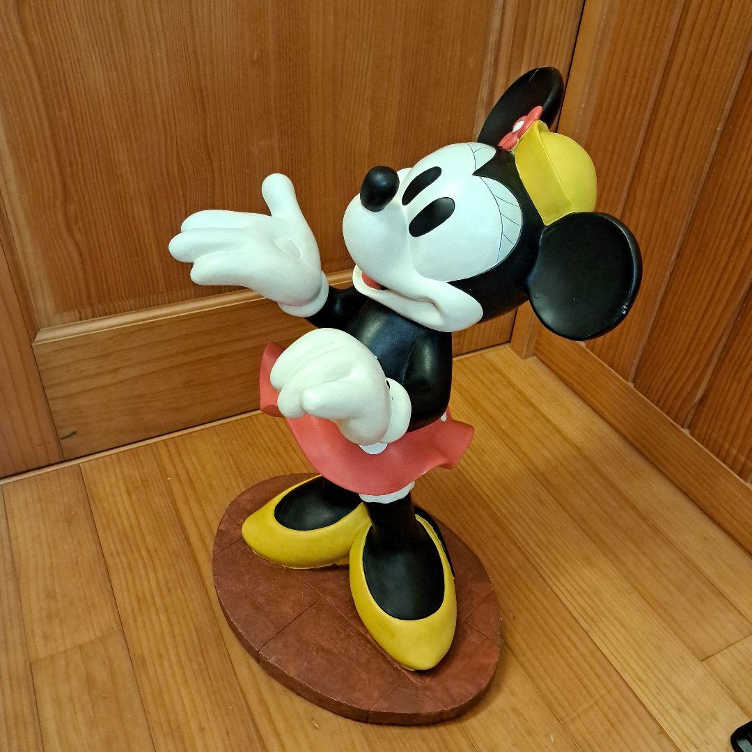 廃盤品　ガーデンスタチュー　ミニーマウス ランタン付き　置物　オブジェ　レア