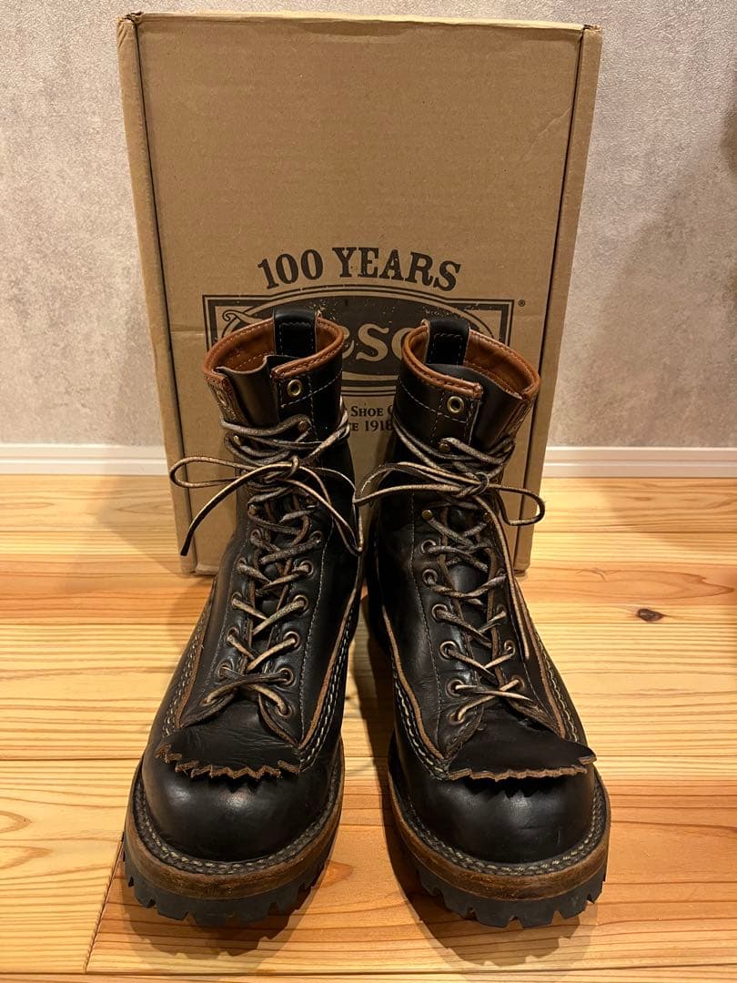 希少品　茶芯　WESCO.ウエスコジョブマスター ホースハイド.100周年