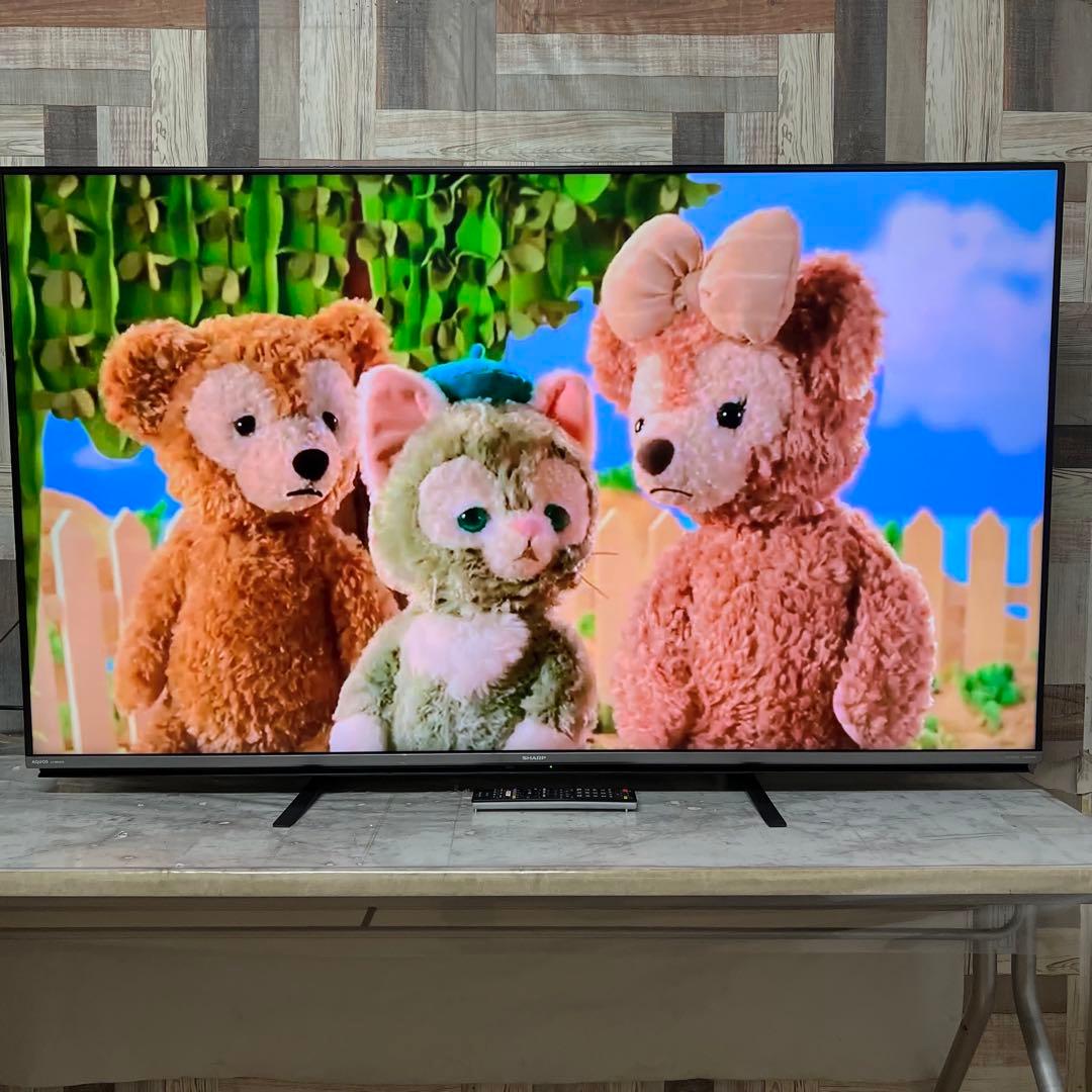 全国送料込❣️シャープ60V型4Kテレビ YouTube.NETFLIX可