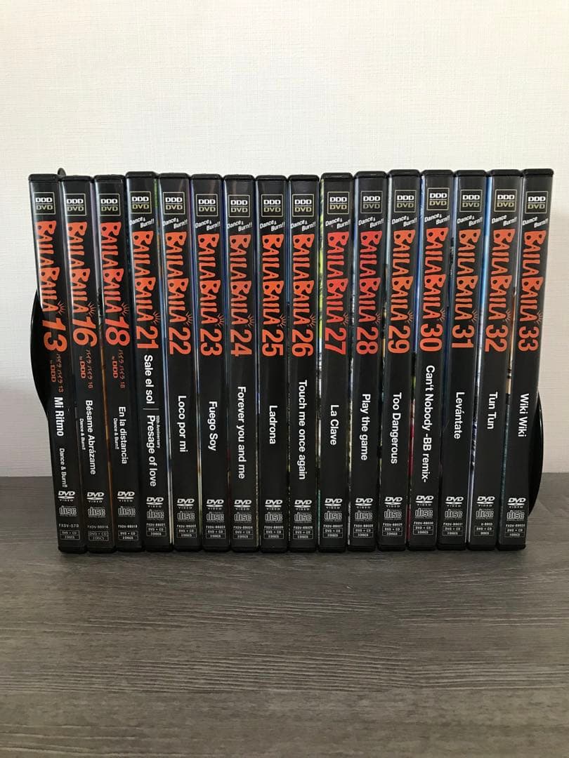 BAILA BAILA DVD 16枚セットvol.21〜33,13,16,18