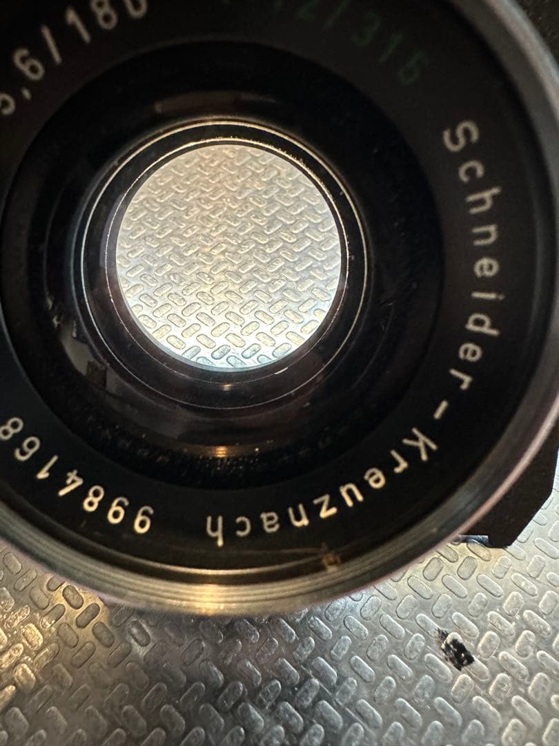 Schneider Symmar 180mm f5.6 初期型 銀鏡胴