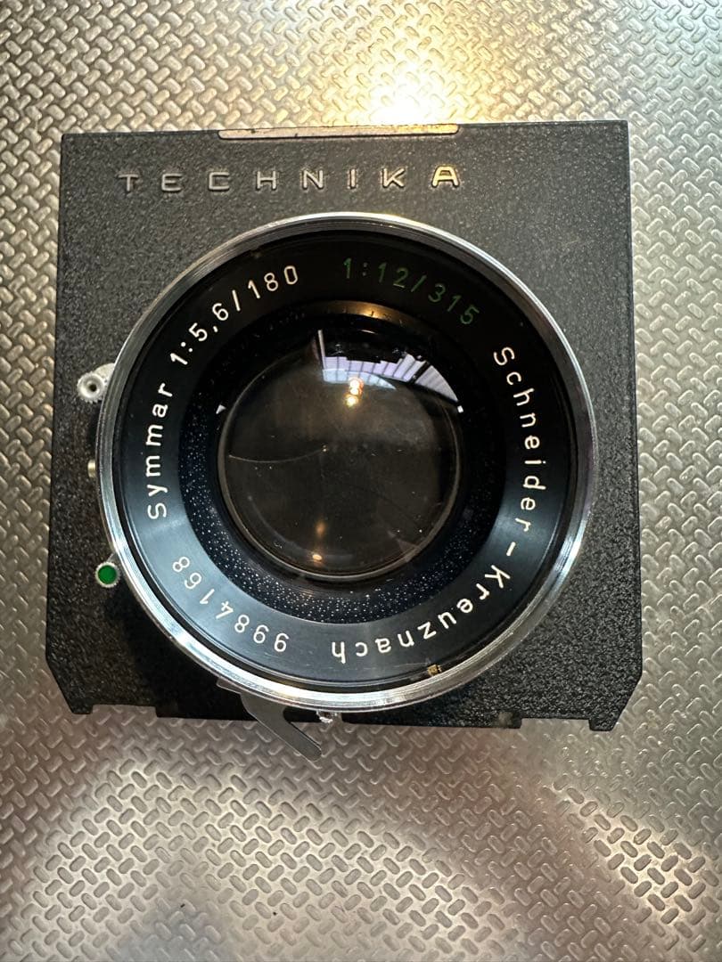 Schneider Symmar 180mm f5.6 初期型 銀鏡胴