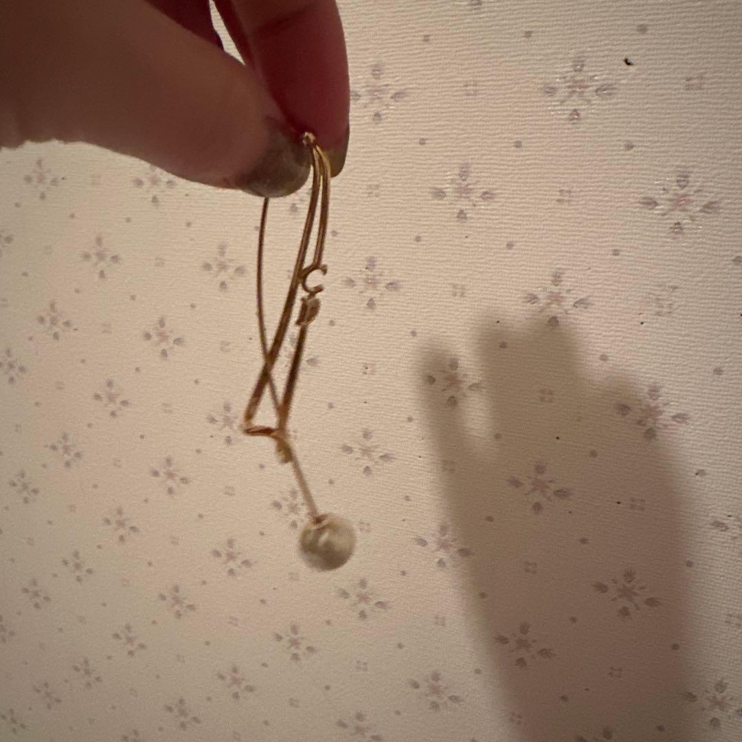 Dior ピアス(片耳用) パール付き