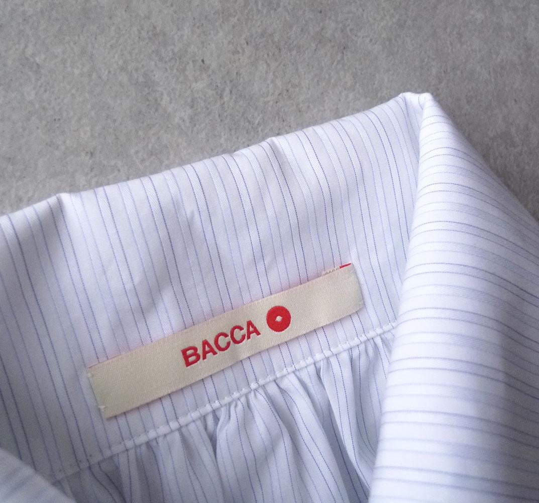 美品 トゥモローランド BACCA 2,6万円 ギャザーブラウス ストライプ