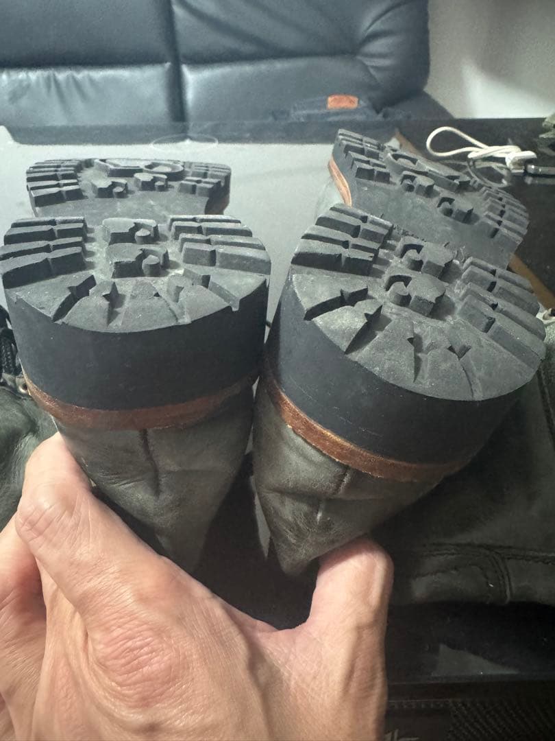 NUMBER(N)INE ナンバーナインサイドジップシースアップブーツ黒