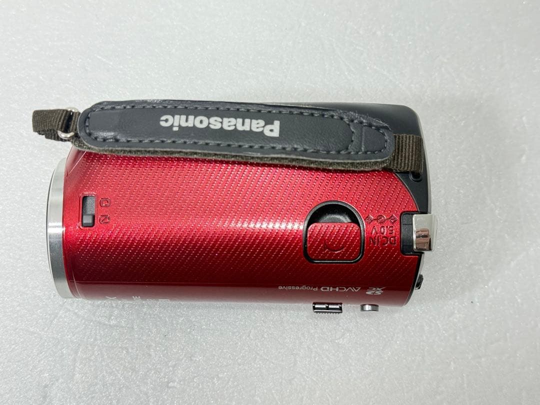 Panasonic HC-V210M レッド 動作確認済 フルHD ビデオカメラ