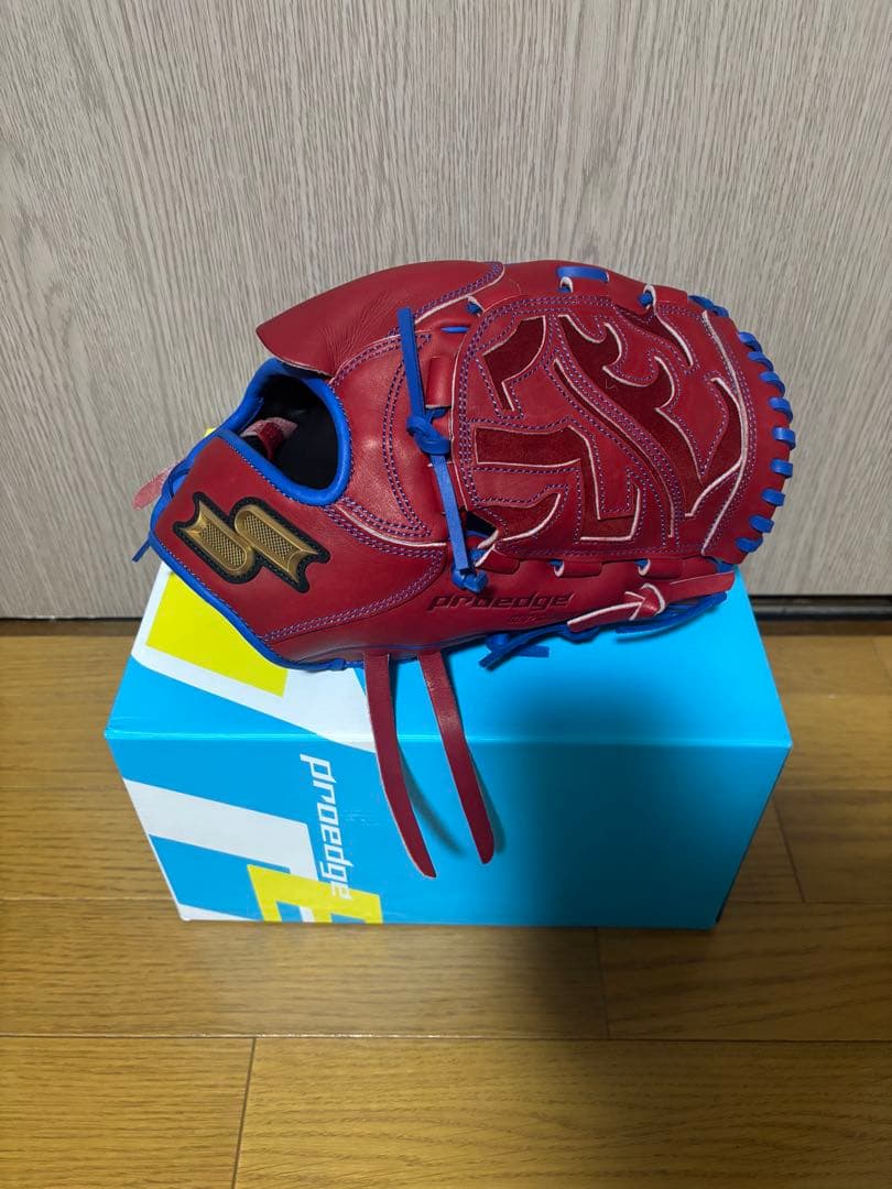SSK グローブ 軟式用 投手用 赤