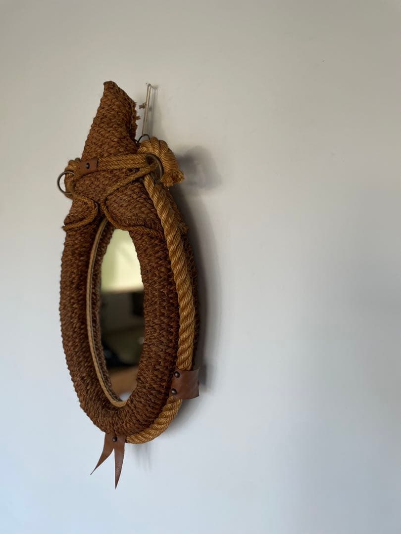 Audoux Minet オードミネ ロープミラー　壁掛け鏡 ヴィンテージミラー