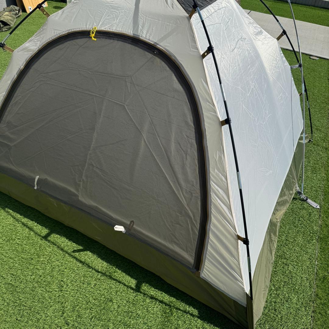 ①美品 コールマン ツーリングドームLX オリーブ テント