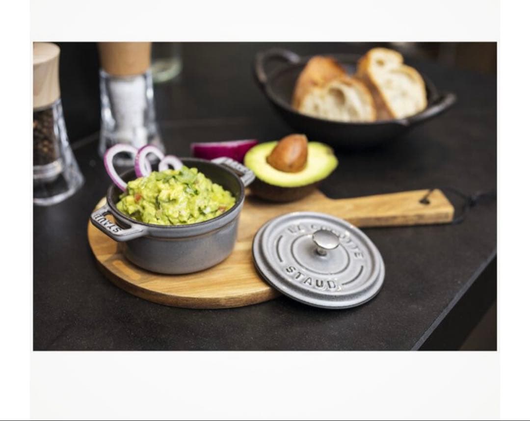 期間限定お値下げ　ピコ・ココット　ラウンド　10cm グレー