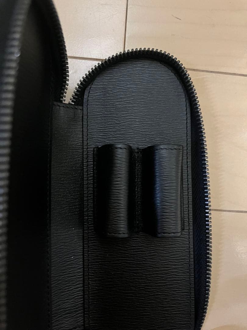 MONT BLANC ブラック レザー ペンケース