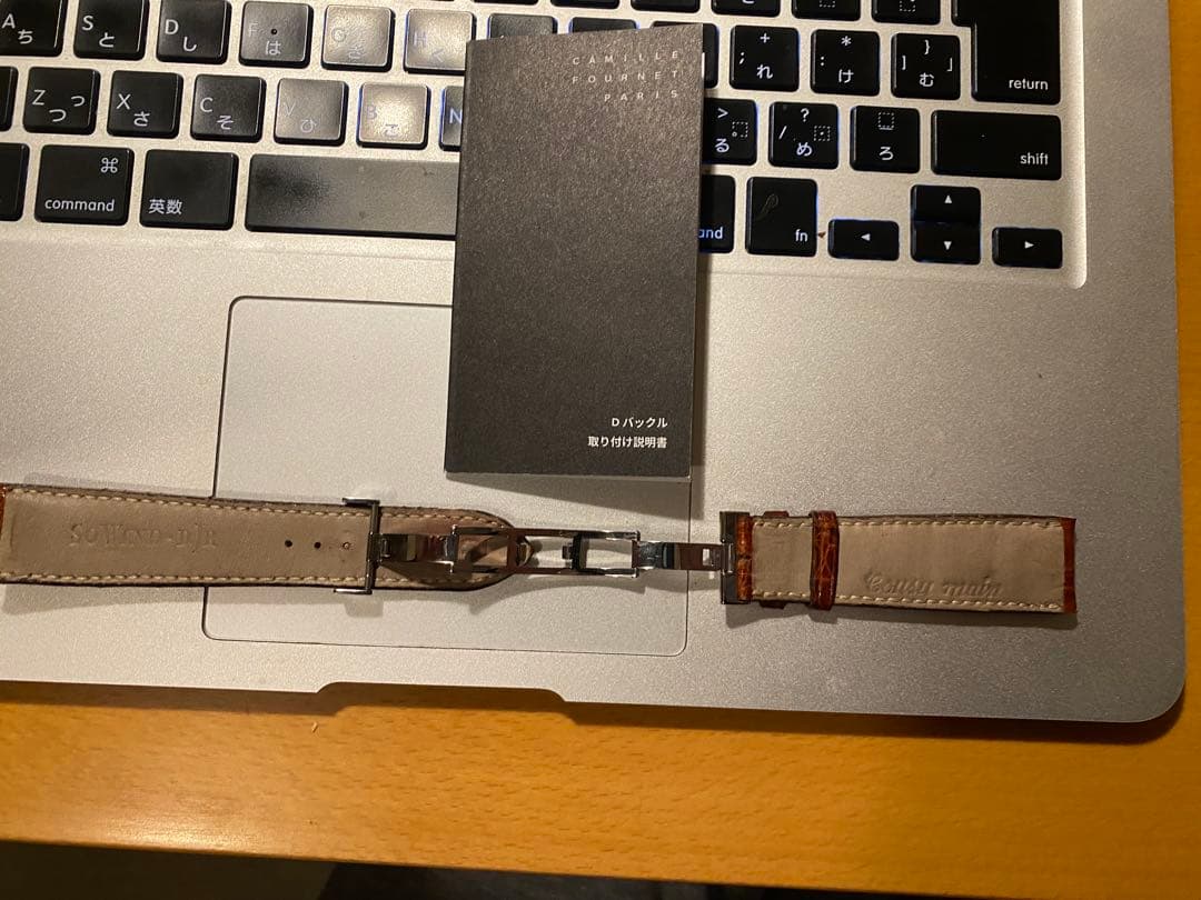 ほぼ新品カミーユフォルネ時計ストラップ+Dバックル
