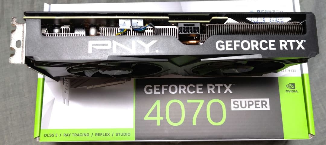 グラフィックボード・グラボ・ビデオカード PNY GEFORCE RTX 4070 SUPER 12GB