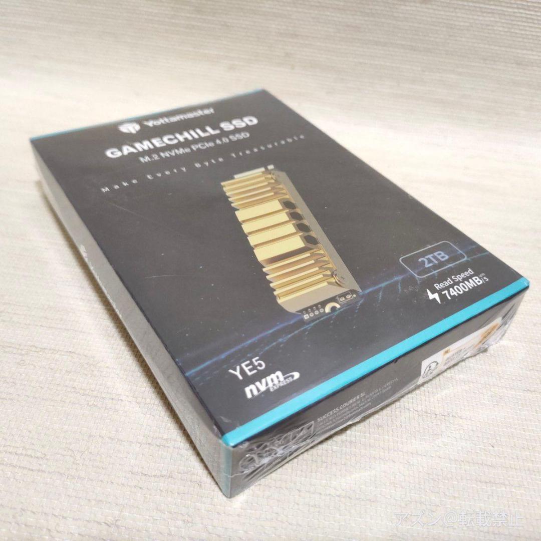 M.2 SSD 2TB ヒートシンク付 NVMe PCIe 4.0×4 Yott