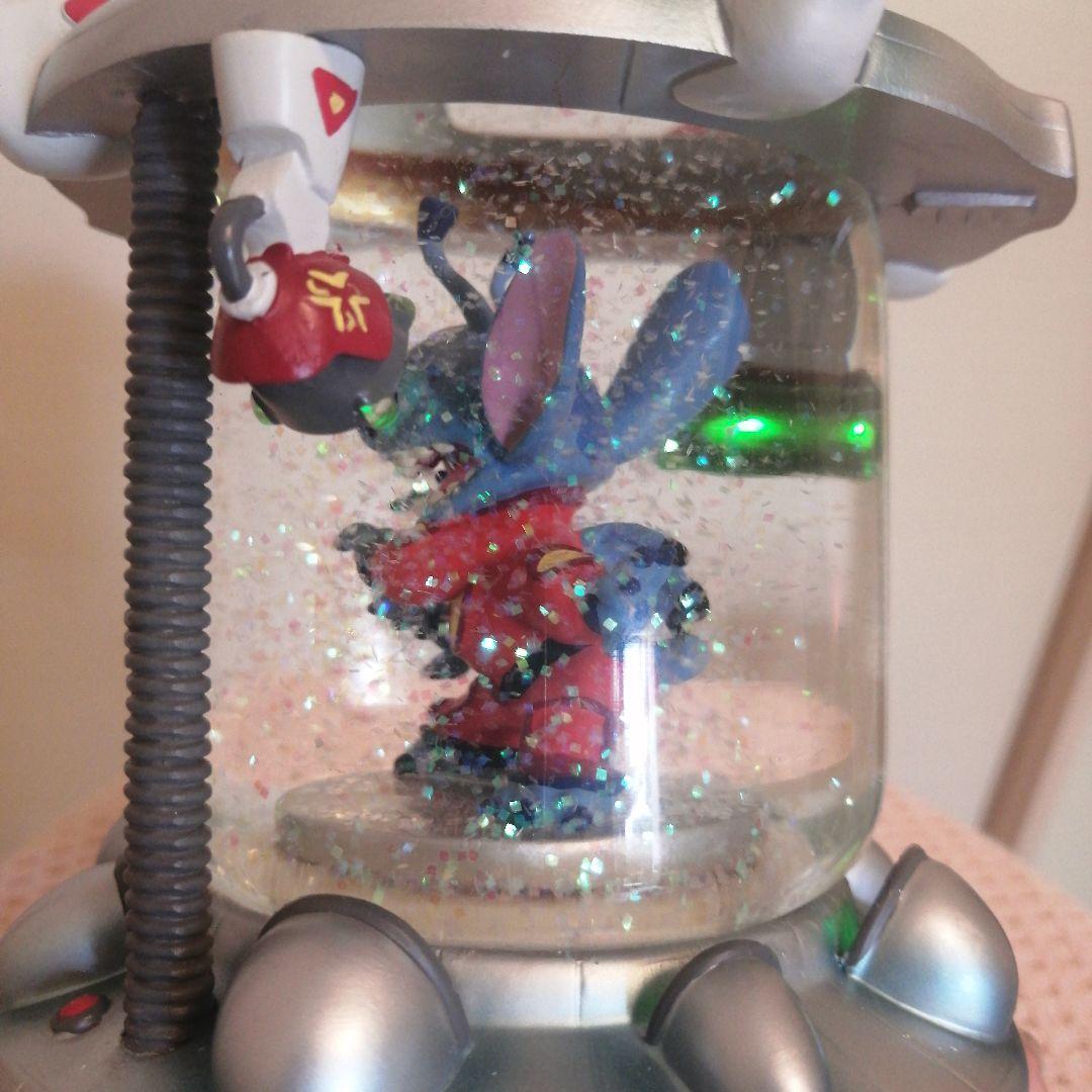 レア Disney スティッチ フィギュア 　スノーグローブ 初期型