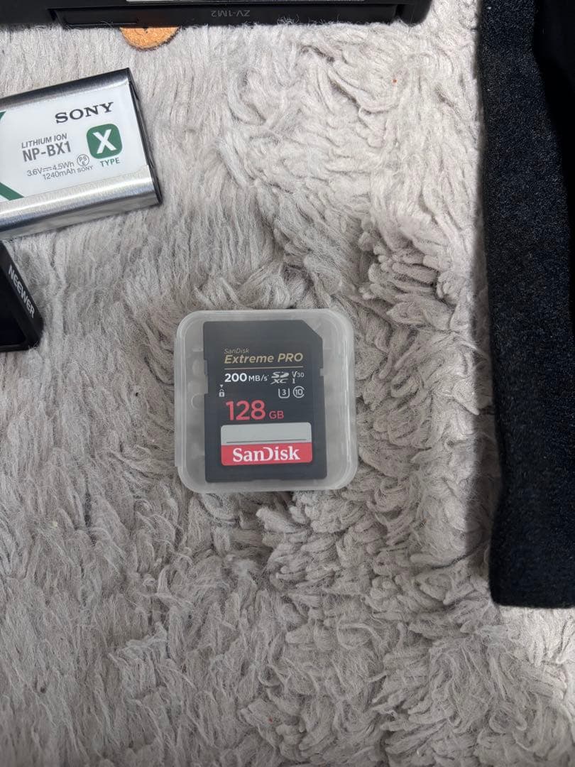 Sony ZV1M2 シューティンググリップ, SDカード付き