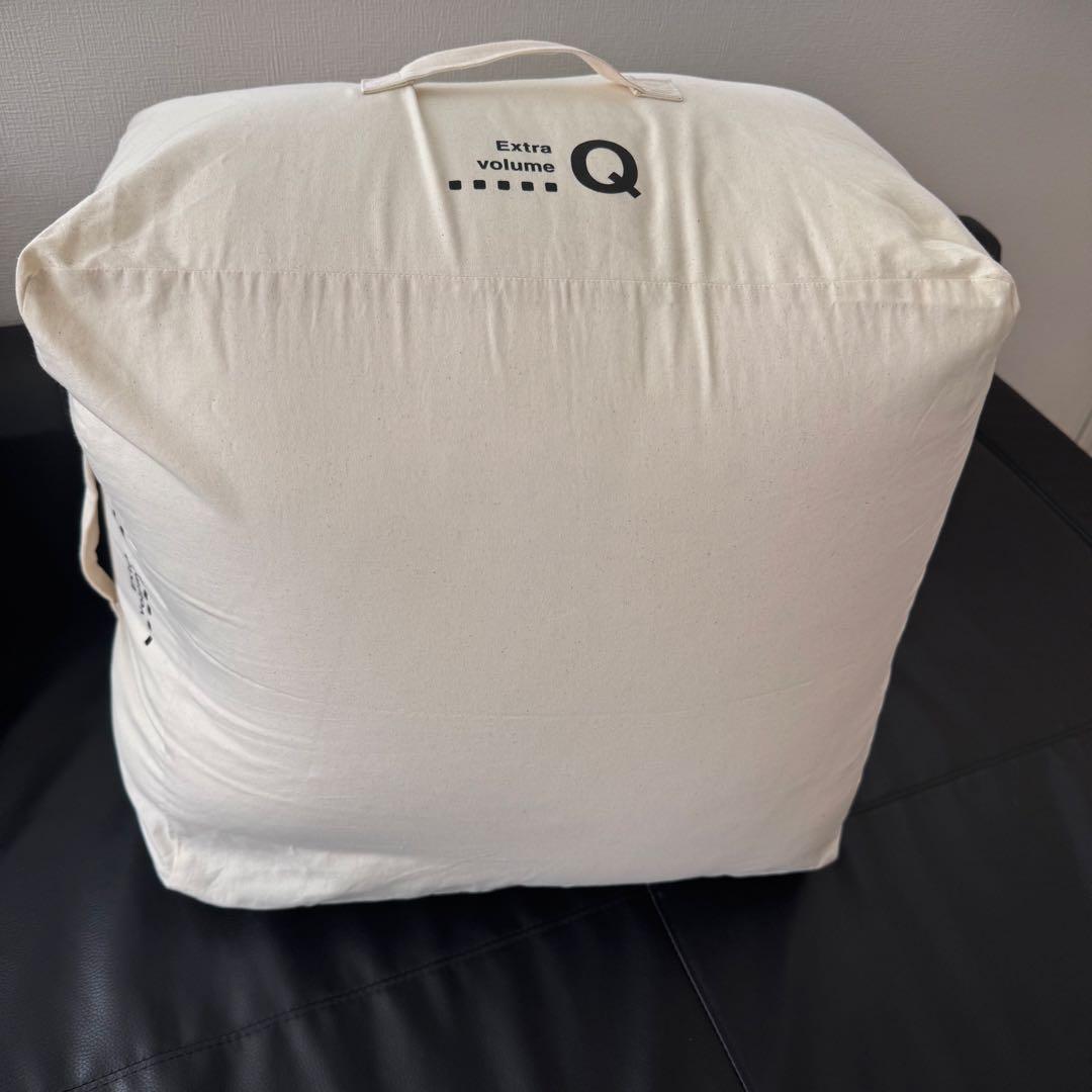 美品　無印良品　羽毛掛ふとん・二層式　クイーン　210x210cm 掛け布団