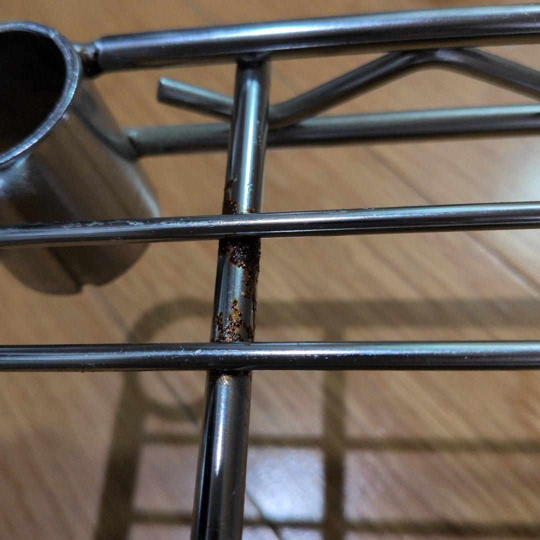 ホームエレクター600×600ワイヤーシェルフ×4、三方クロスバー×1　No.6