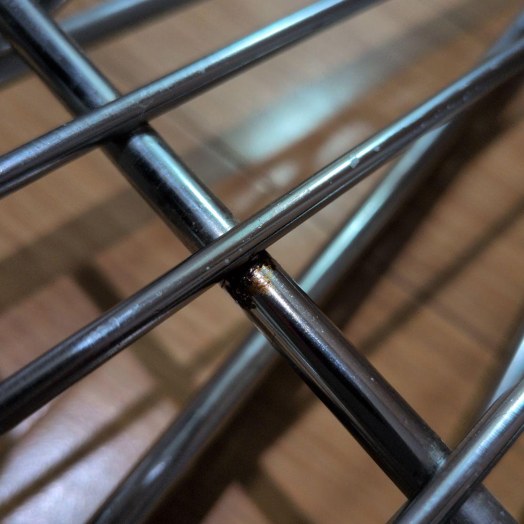 ホームエレクター600×600ワイヤーシェルフ×4、三方クロスバー×1　No.6