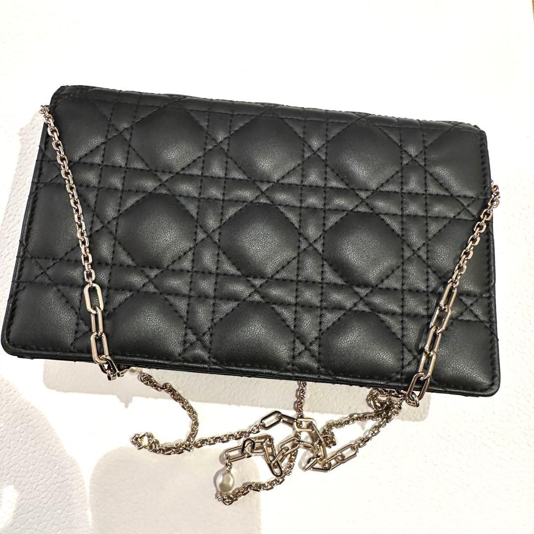 美品‼️Dior My Dior デイリーチェーンポーチ ブラック