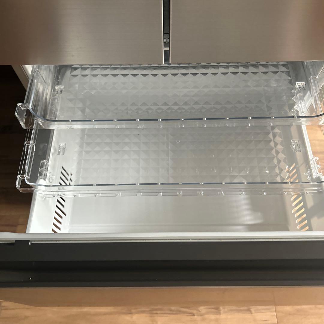 日立 冷蔵庫 R-HW49S(N) 485L 2022年製　ノンフロン冷凍冷蔵庫