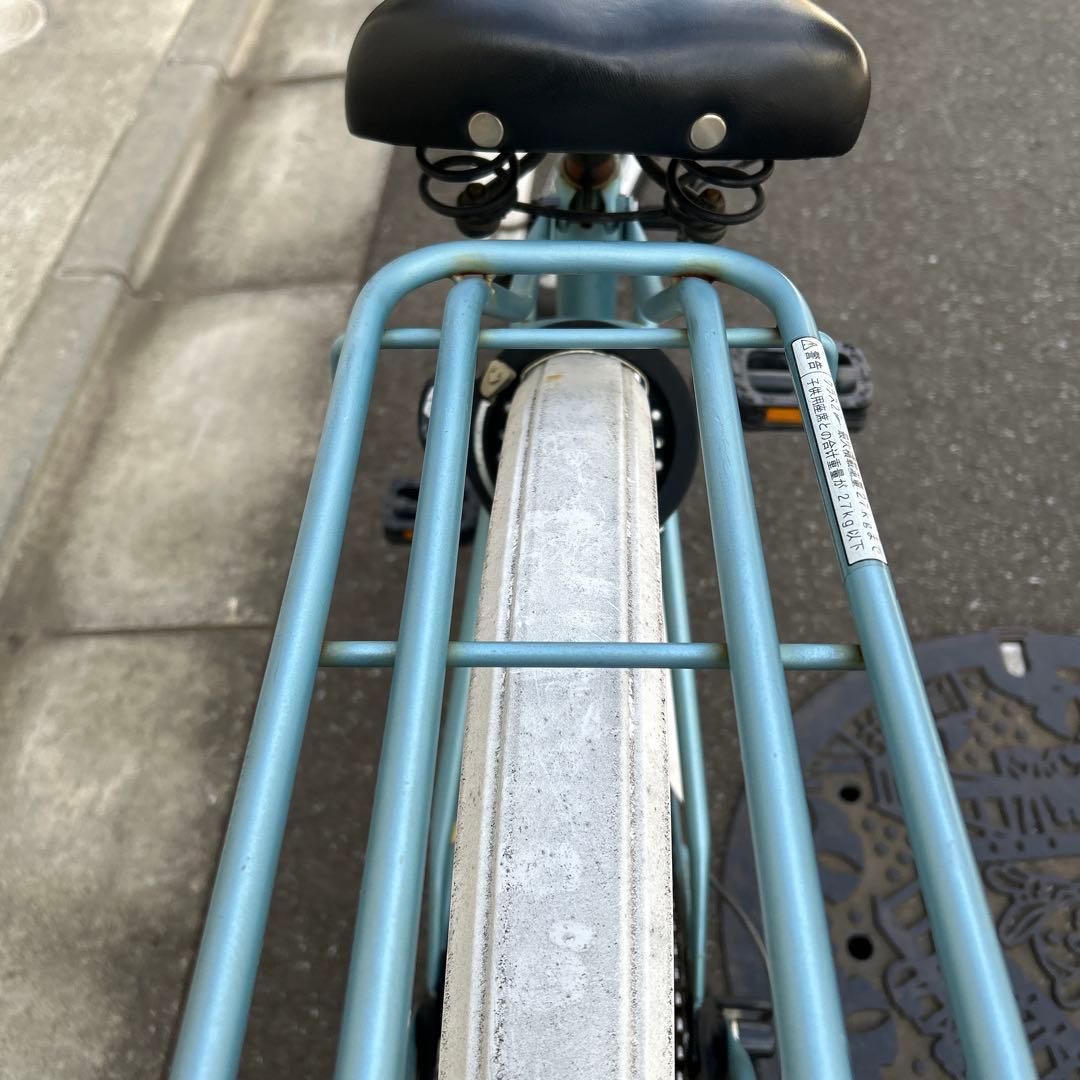 26インチ、シティサイクル カゴ、オートライト、ギア付き