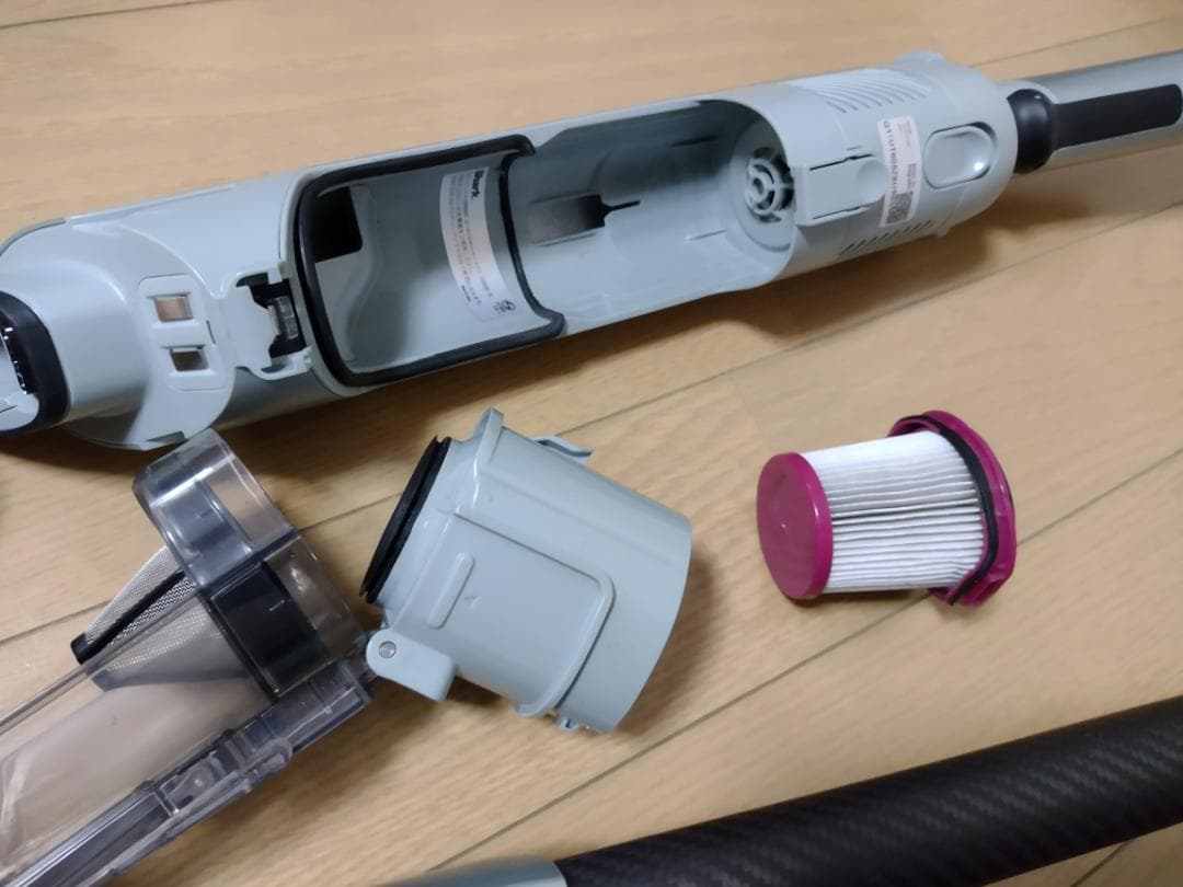 シャーク★コードレスクリーナー★LC501JGY★バッテリー新品と同等★