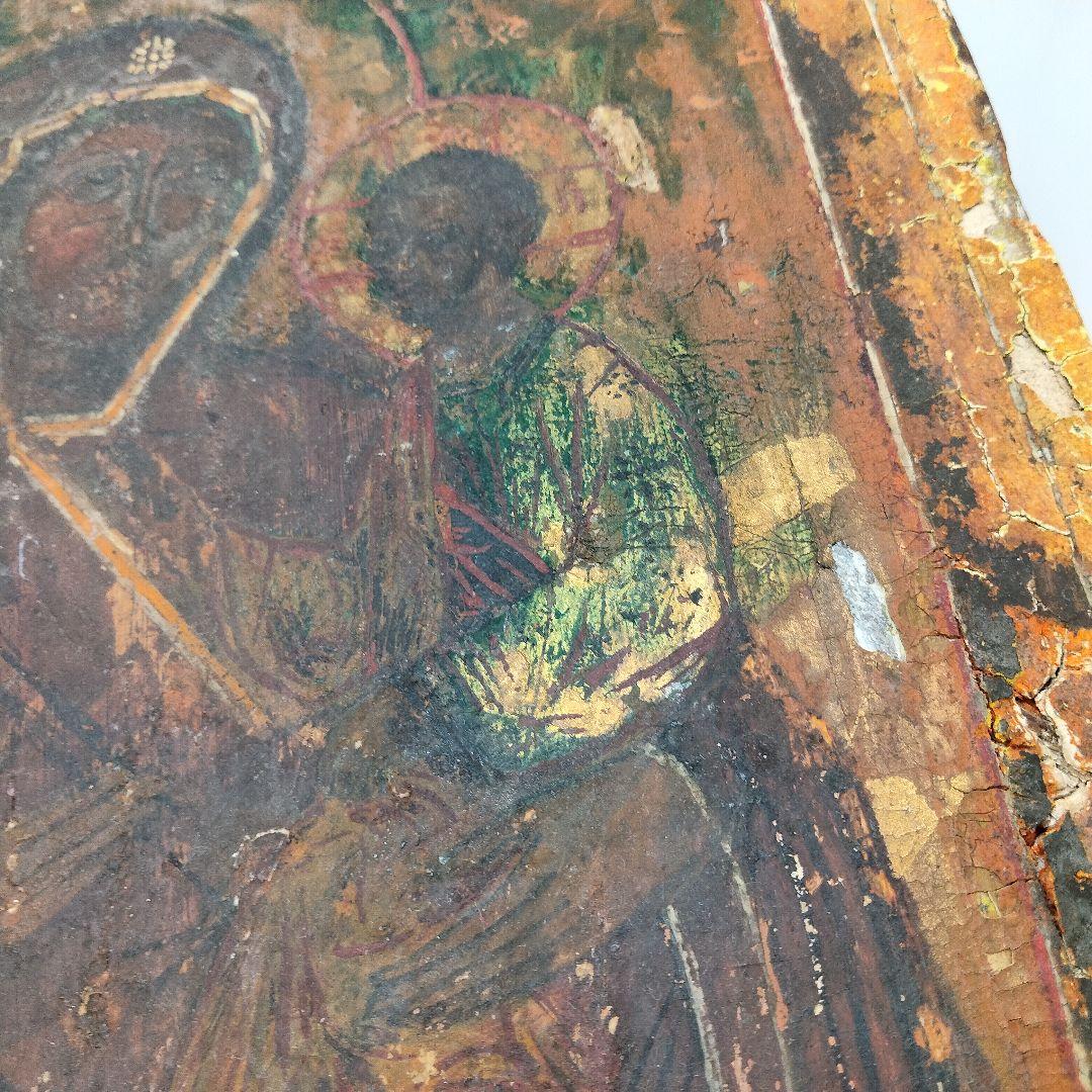 Ｍ170-3 隠れキリシタン肉筆板絵『ウラジーミルの生神女』　DD