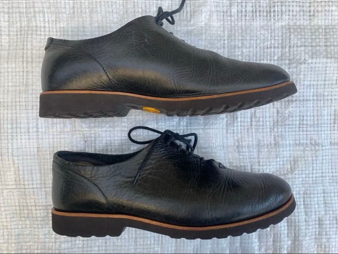 i*n様 KOTOKA古都ホールカット 26.5cm たつの蝋引きレザー ダーク