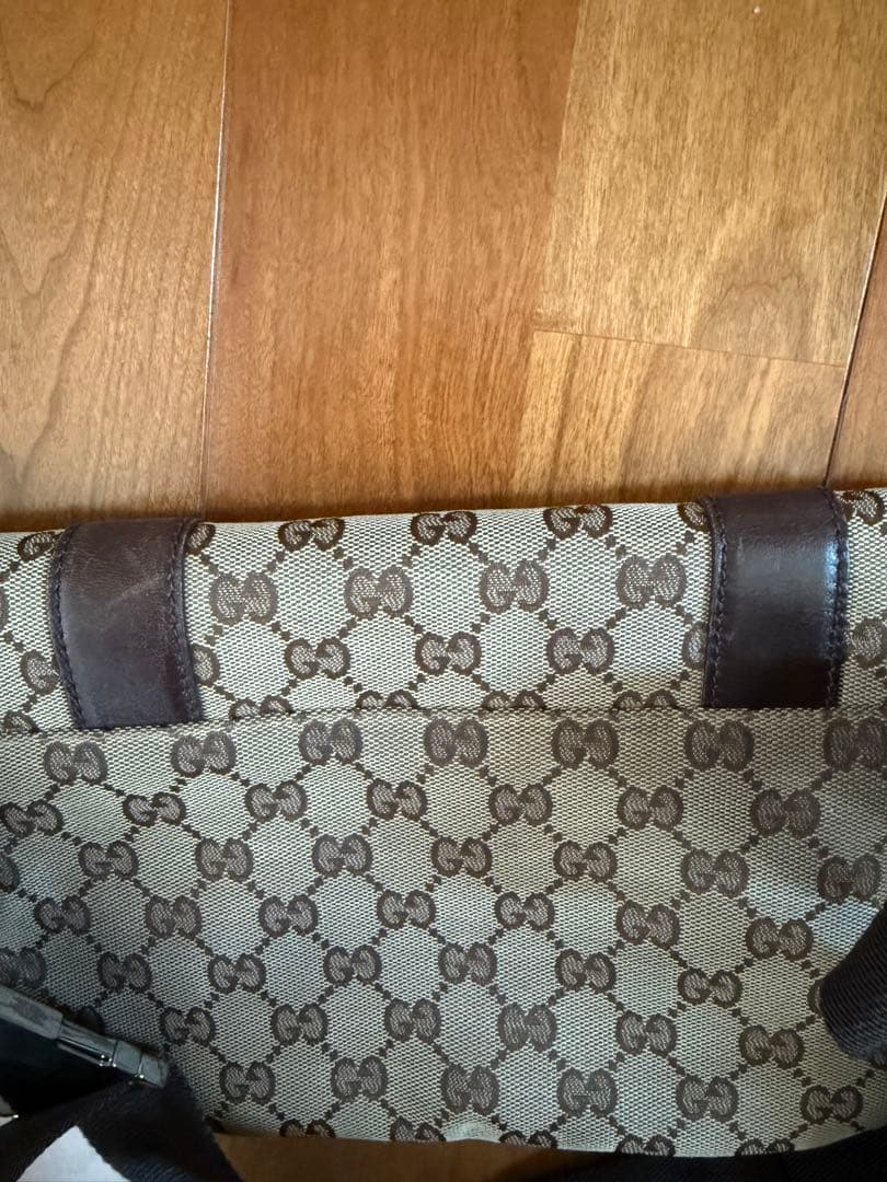 GUCCI グッチ GGキャンバス ボディバッグ ウエストポーチ