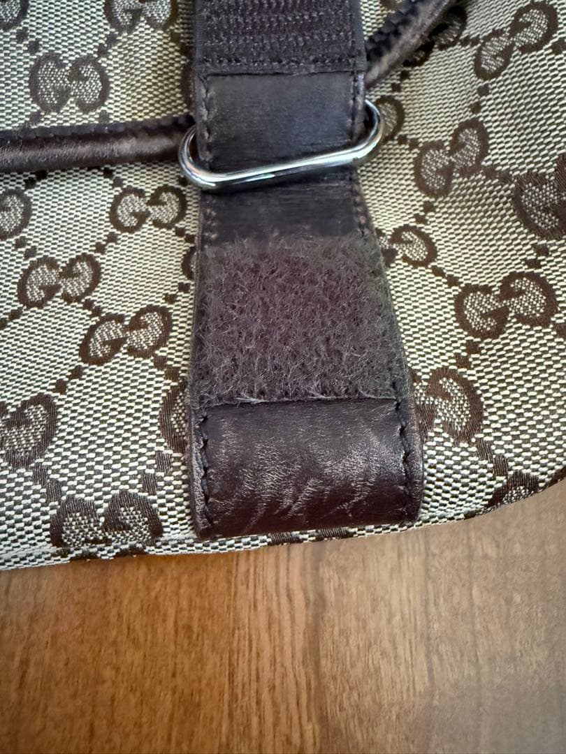 GUCCI グッチ GGキャンバス ボディバッグ ウエストポーチ