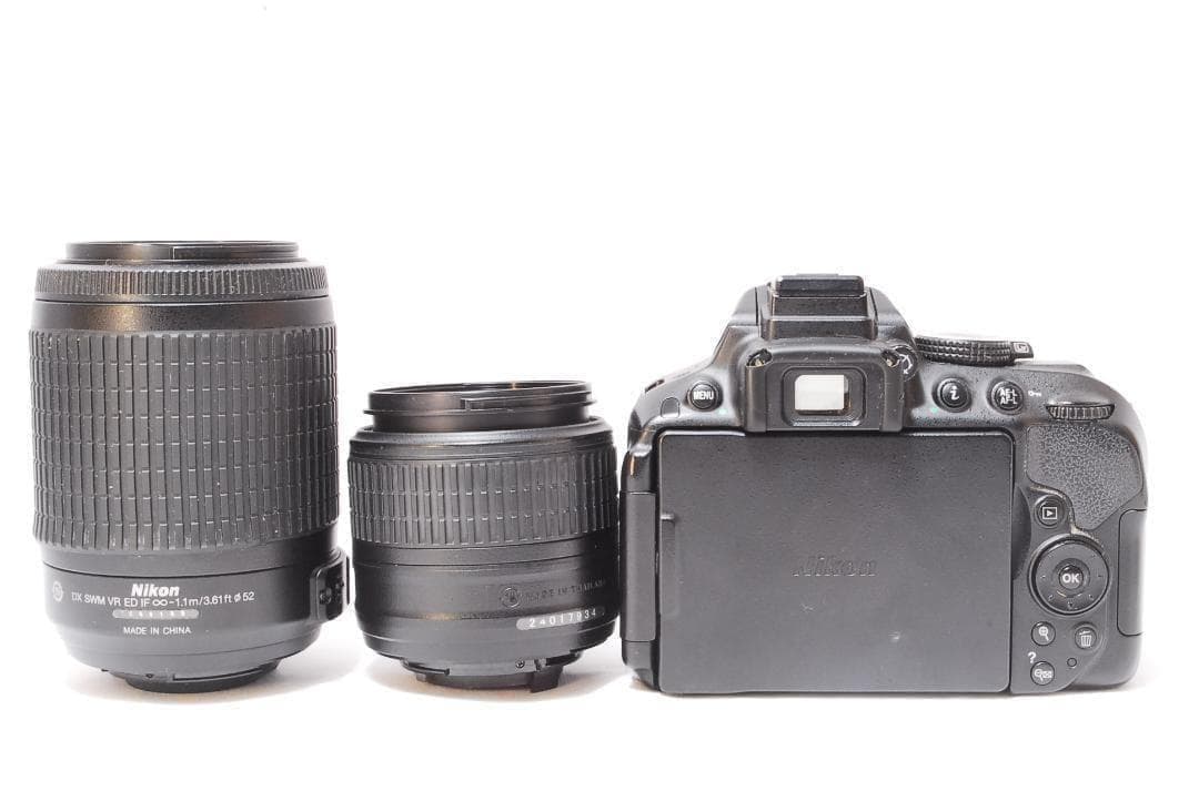 Wi-Fi対応 GPS搭載✨️実用美品✨Nikon D5300✨ダブルレンズ