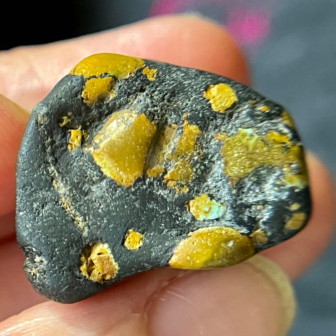 レア ターコイズ カラフル スパイダーウェブ 原石 58.8ct 天然石 鉱物