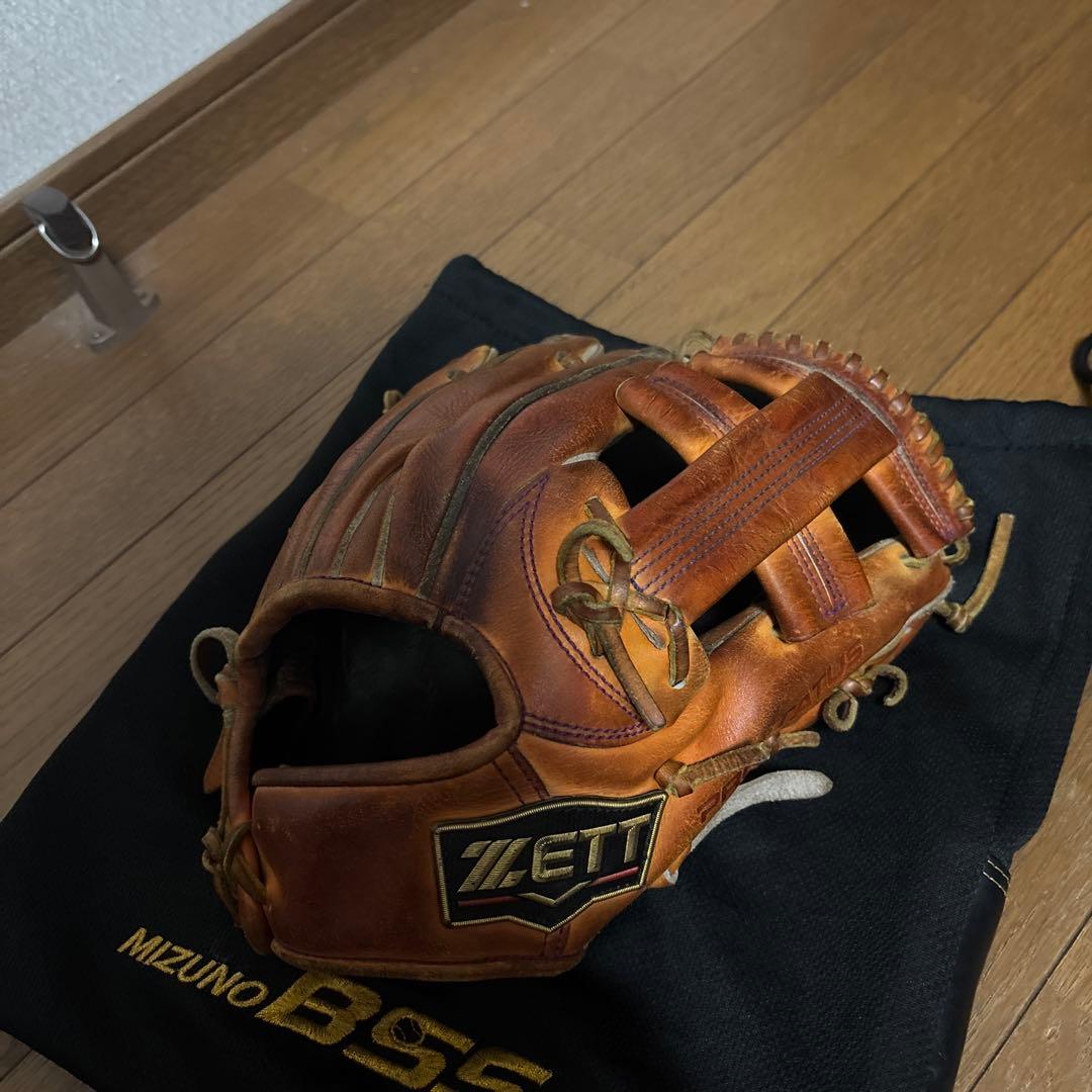 ZETT プロステイタス 内野 硬式グラブ 吉川モデル 高校野球対応