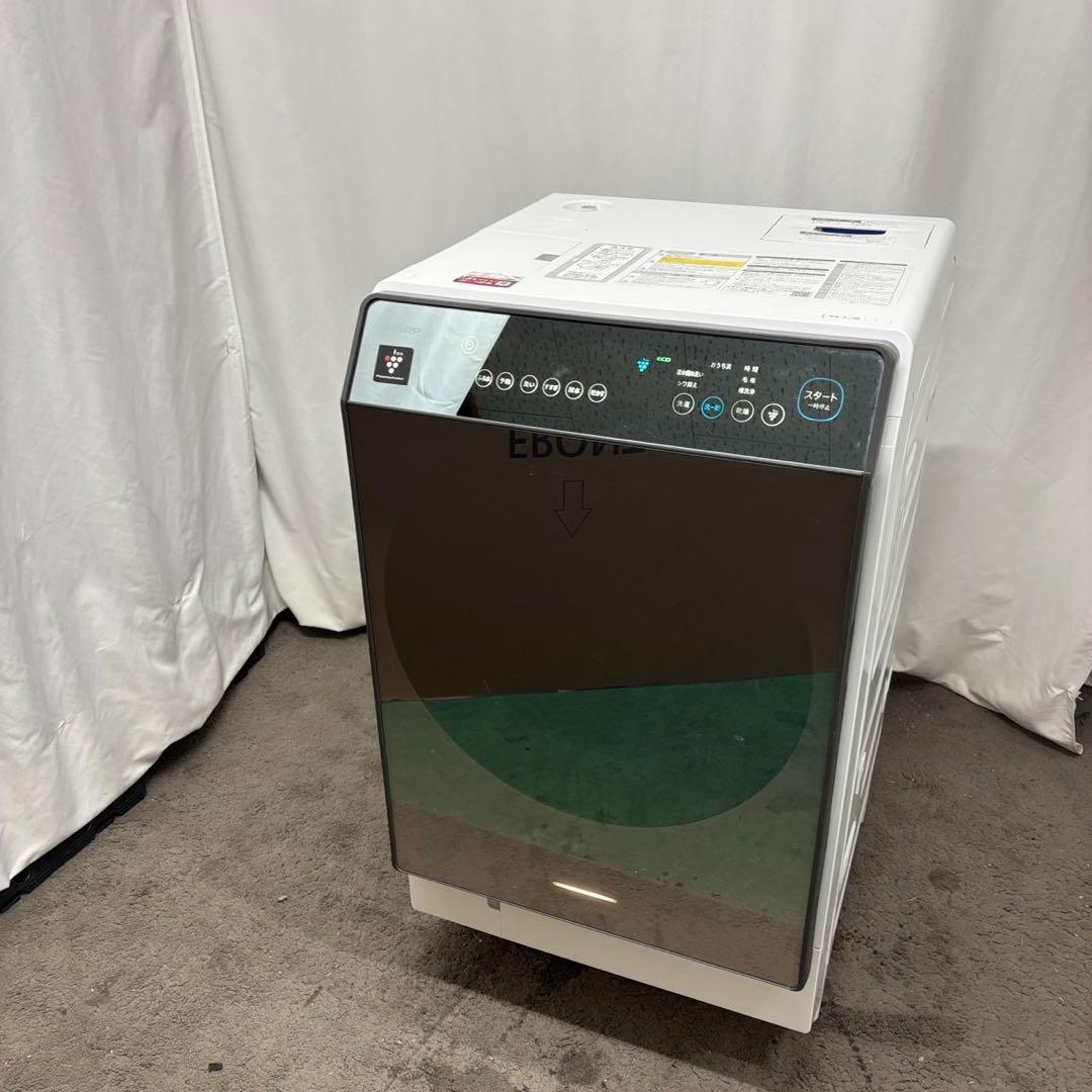 98　SHARP　ドラム式洗濯機　11キロ　乾燥　右開き　設置無料　中古　安い‼️