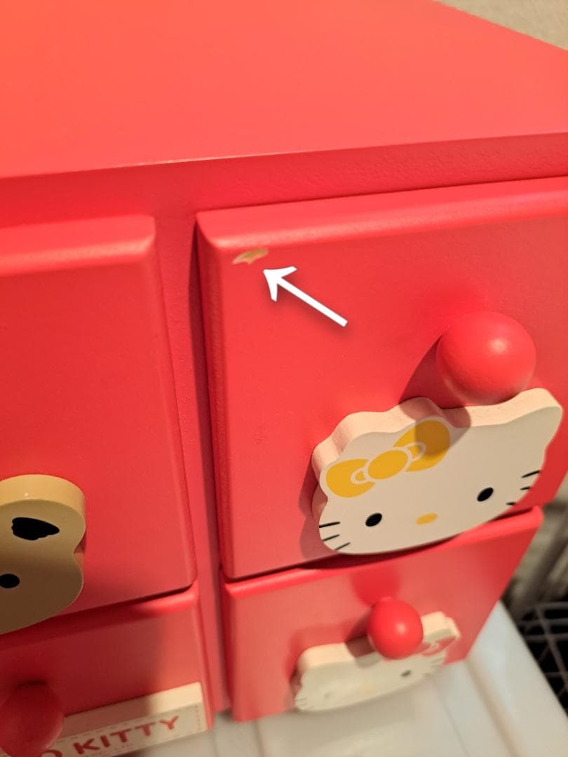 ハローキティ木製チェスト