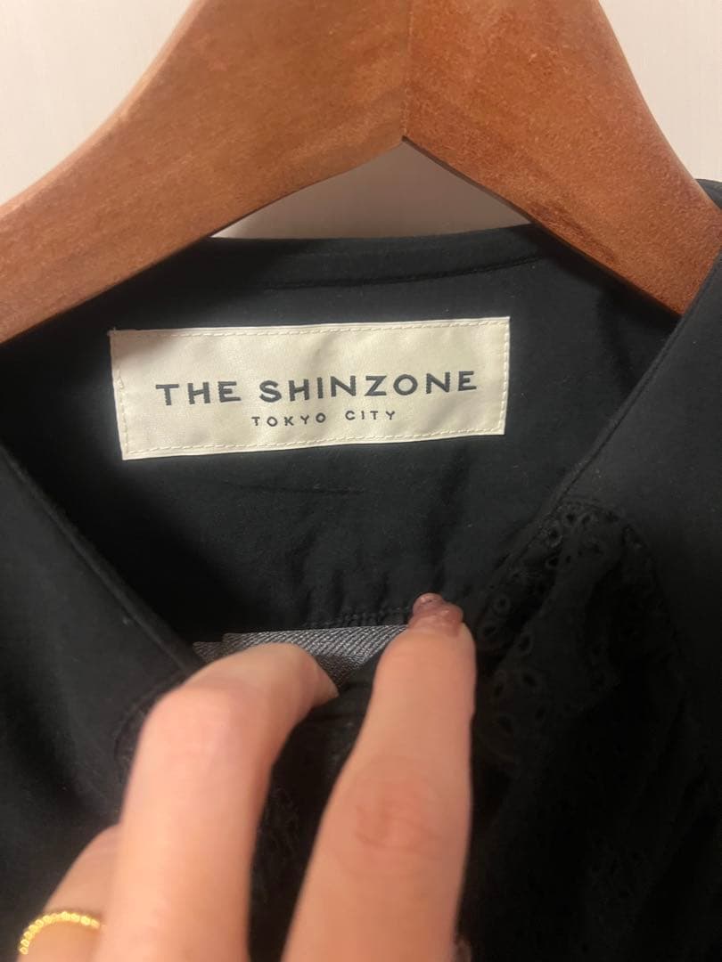 トップス SHINZONE LACE COLLAR BLOUSE