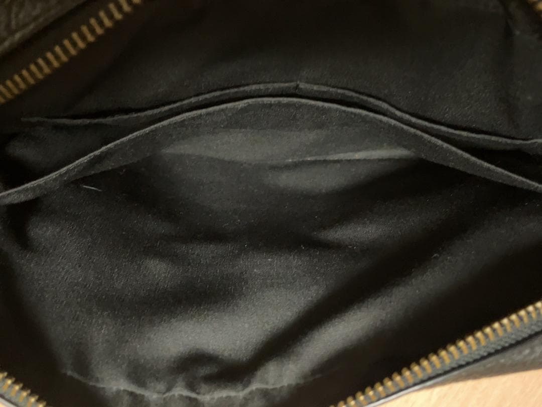 コーチ 本革 レザー ショルダーバッグ ブラック 黒 メンズ レディース