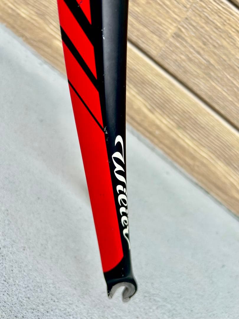 【WilierカーボンCarbonフロントフォーク】RITCHEYヘッドパーツ付