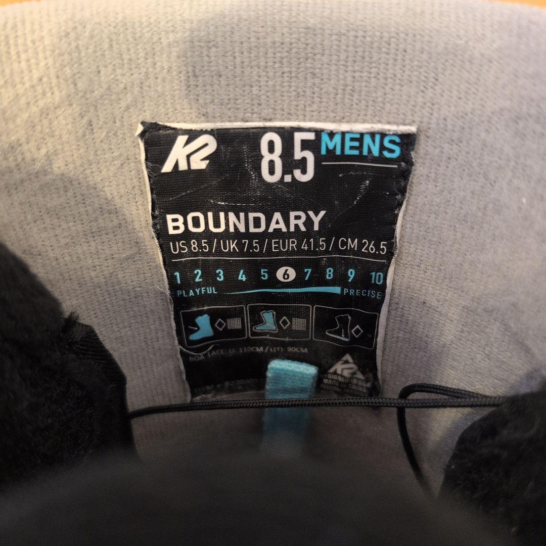 K2 Boundary スノーボードブーツ 8.5 26.5cm ダブルボア
