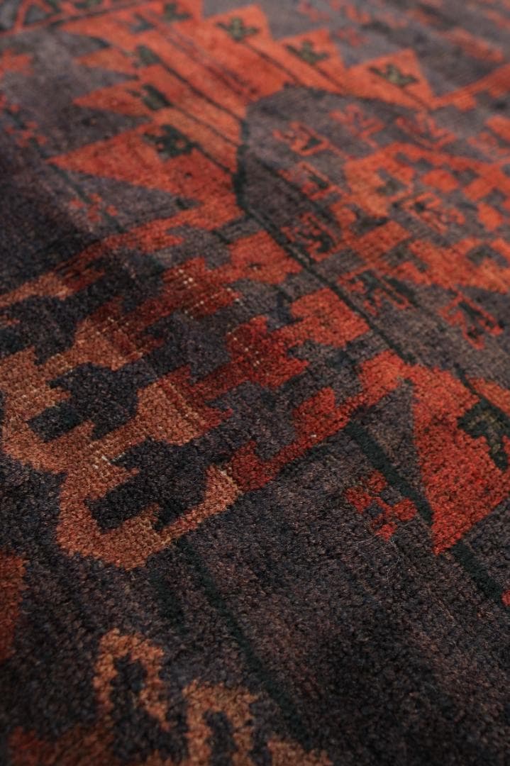 KM トライバルラグ　ヴィンテージ バルーチ　ランナー ペルシヤ