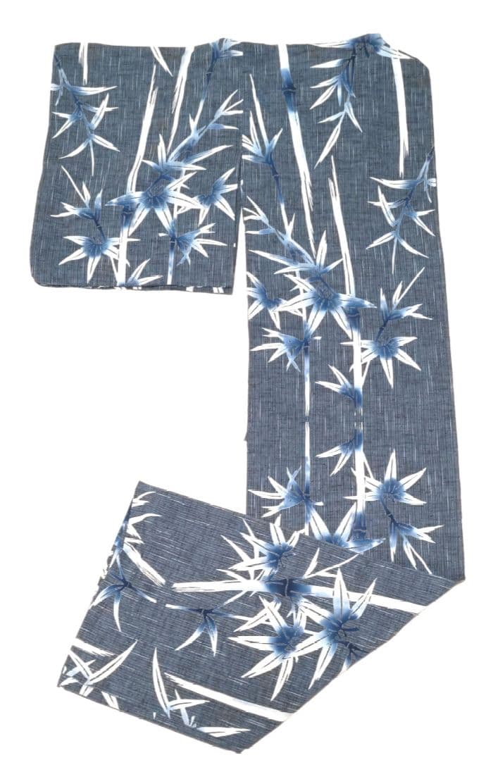 竺仙　浴衣　綿紬