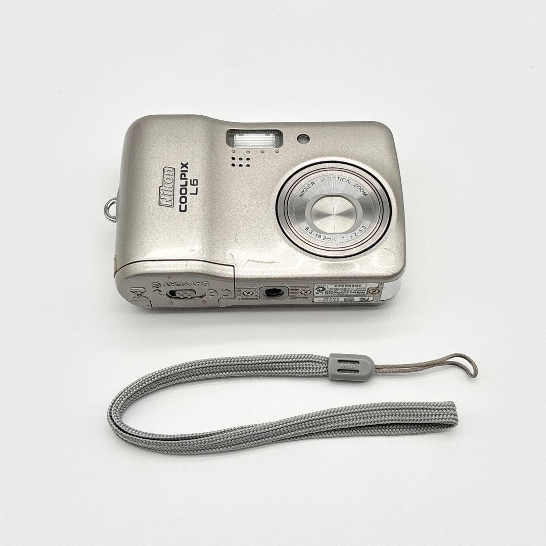 【電池式・動作品】Nikon COOLPIX L6 コンデジ デジカメ 平成