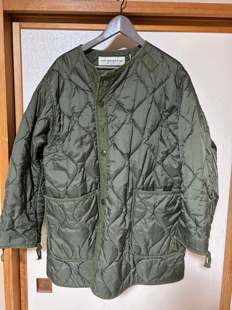 シンゾーンフィールドパーカー　キルティングライナー付きモッズコート