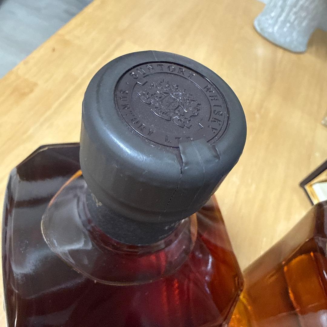 【終売品】未開栓 希少 SUNTORY CREST 12年 新旧2本セット