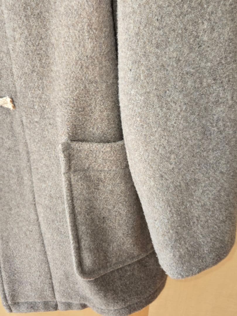 DANTON ダントン　ウールライトパイル ダッフルコート　36 ベージュ