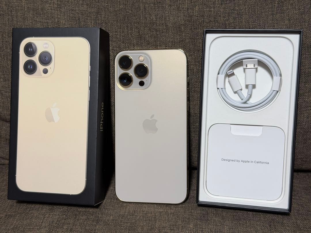 Apple iPhone 13 Pro Max ゴールド 本体 [アクセ付き]